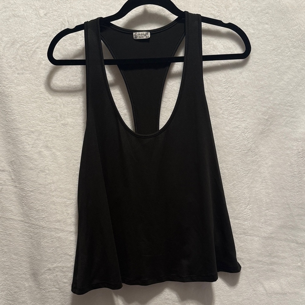 Free People Every Day Racerback Tank Top - Black - XS - Picture 4 of 7